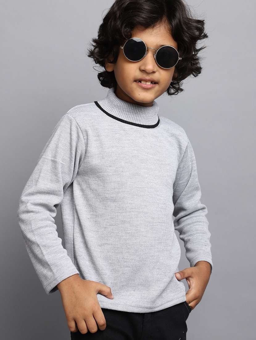 grey acrylic chest print sweatshirt - 20491277 -  Standard Image - 1