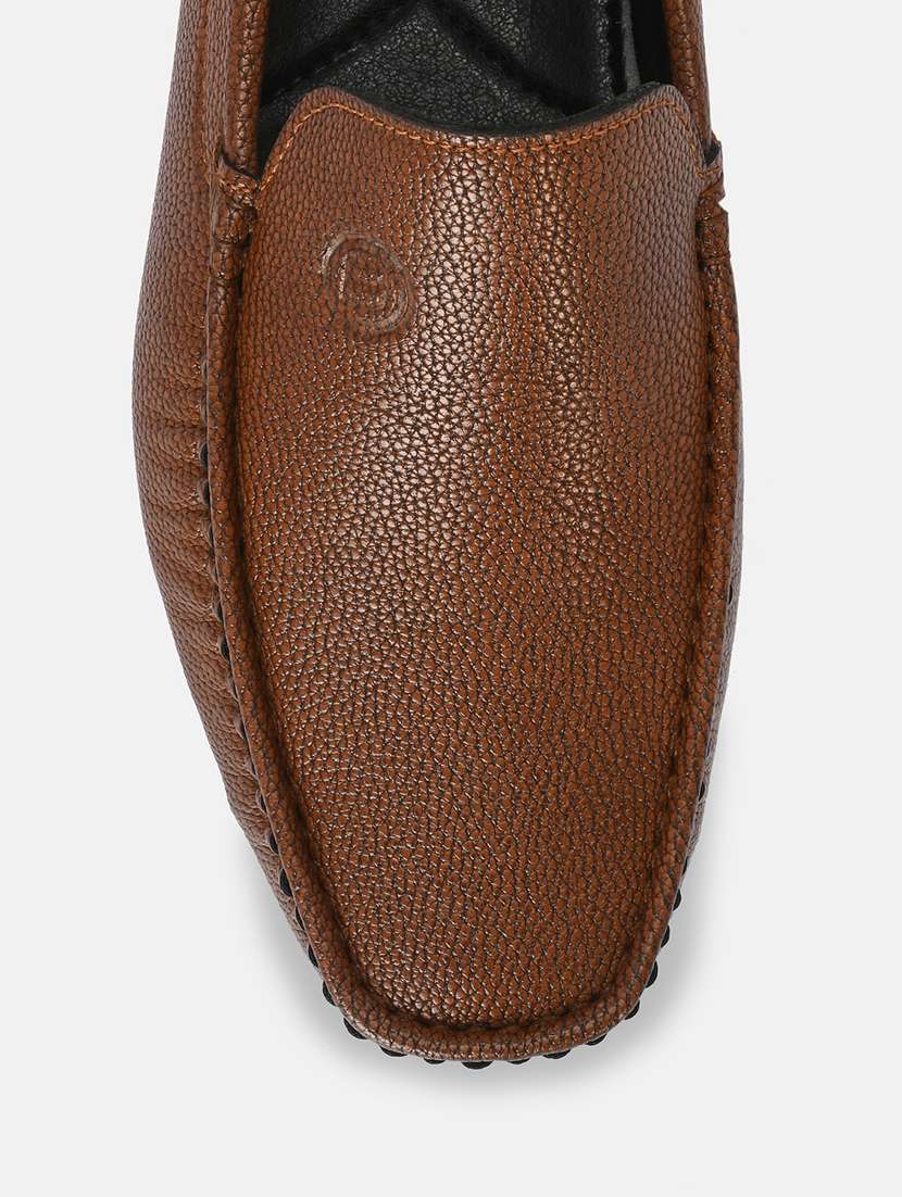 men tan slip on moccasin - 20491664 - Standard Image - 4