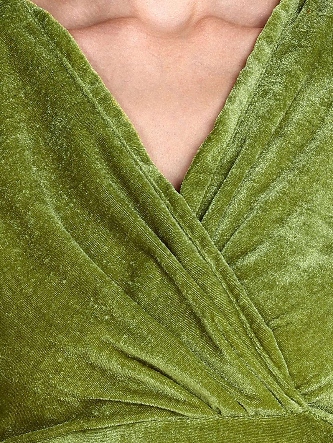 women green solids bodycon dress - 20491690 - Standard Image - 4