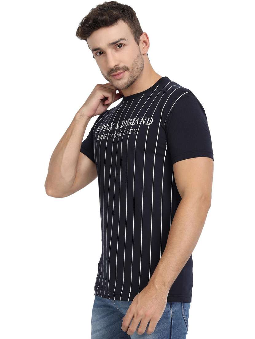 black printed front print t-shirt  - 20492782 -  Standard Image - 1