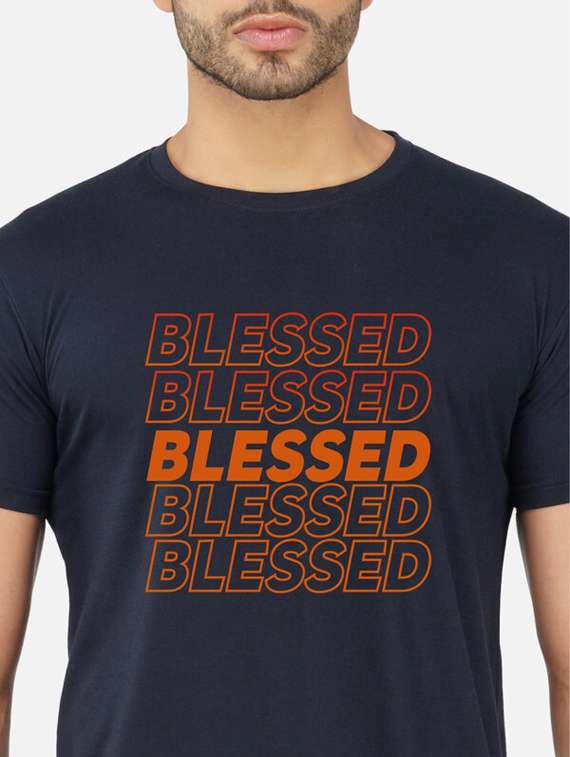 men short sleeved front print t-shirt - 20492795 -  Standard Image - 4