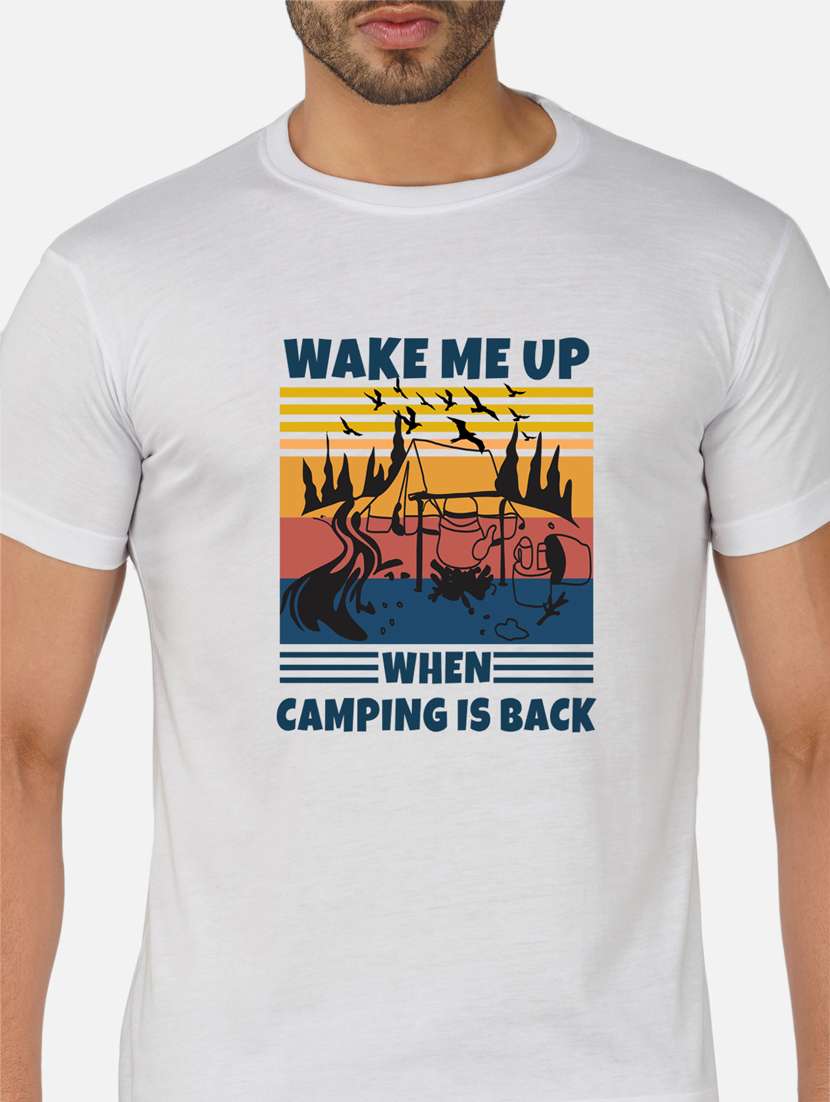 men front print short sleeve t-shirt - 20492835 -  Standard Image - 4