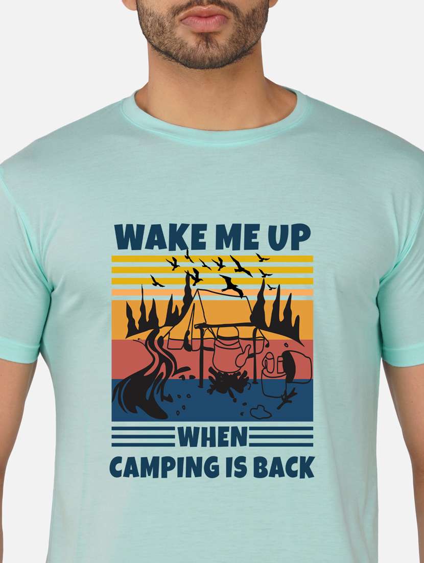 men front print short sleeve t-shirt - 20492837 -  Standard Image - 4