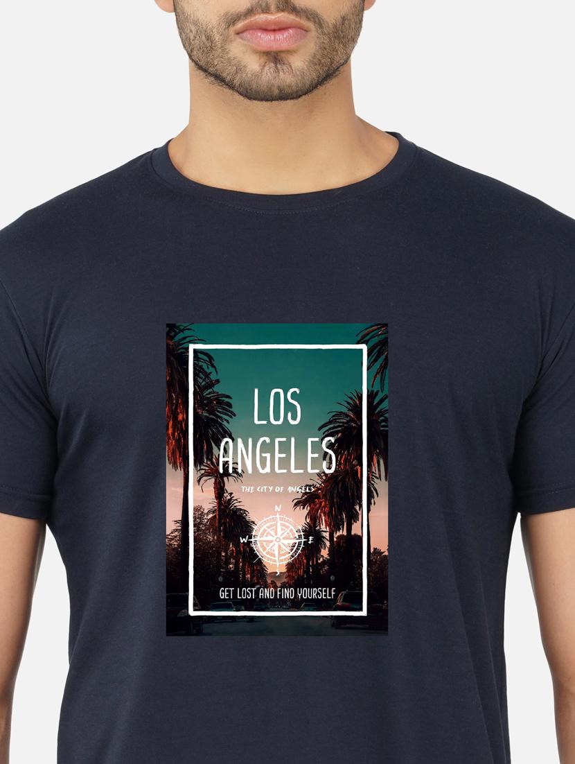 men chest print short sleeve t-shirt - 20492850 - Standard Image - 4