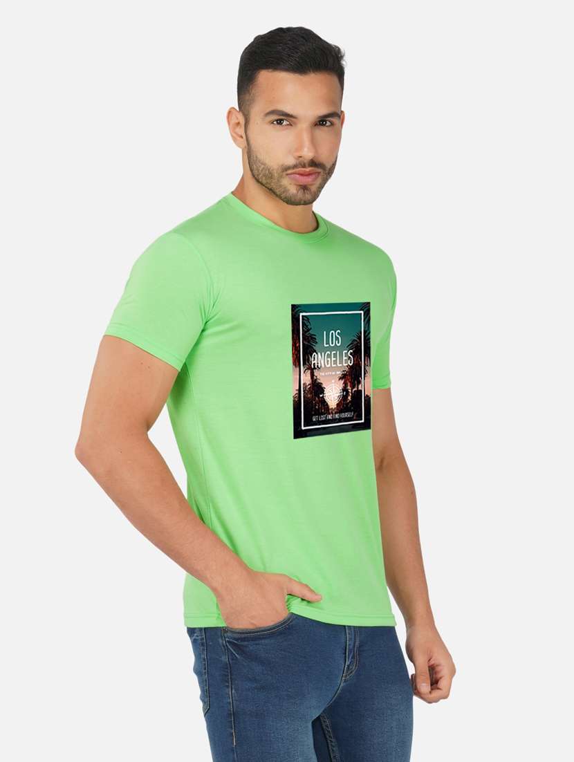 men chest print short sleeve t-shirt - 20492852 -  Standard Image - 1