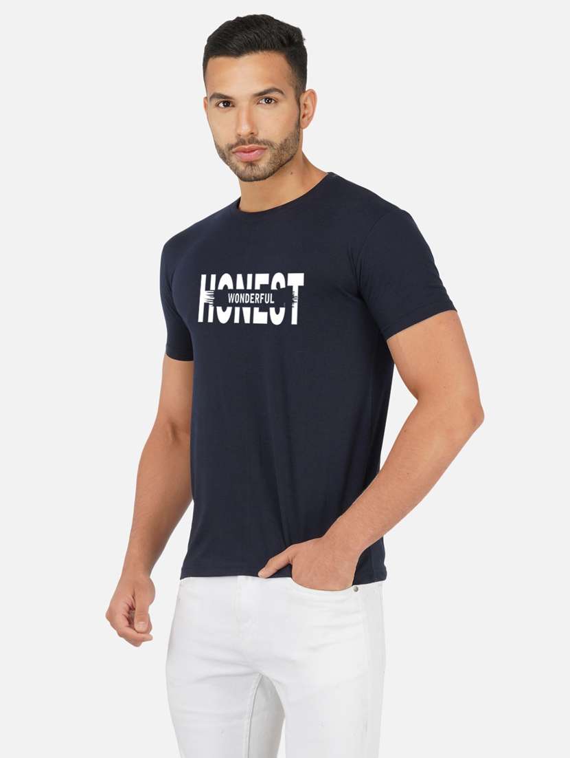 men chest print short sleeve t-shirt - 20492855 -  Standard Image - 1