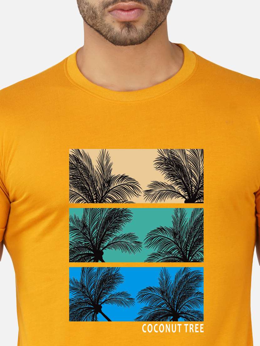 men front print short sleeve t-shirt - 20492859 -  Standard Image - 4