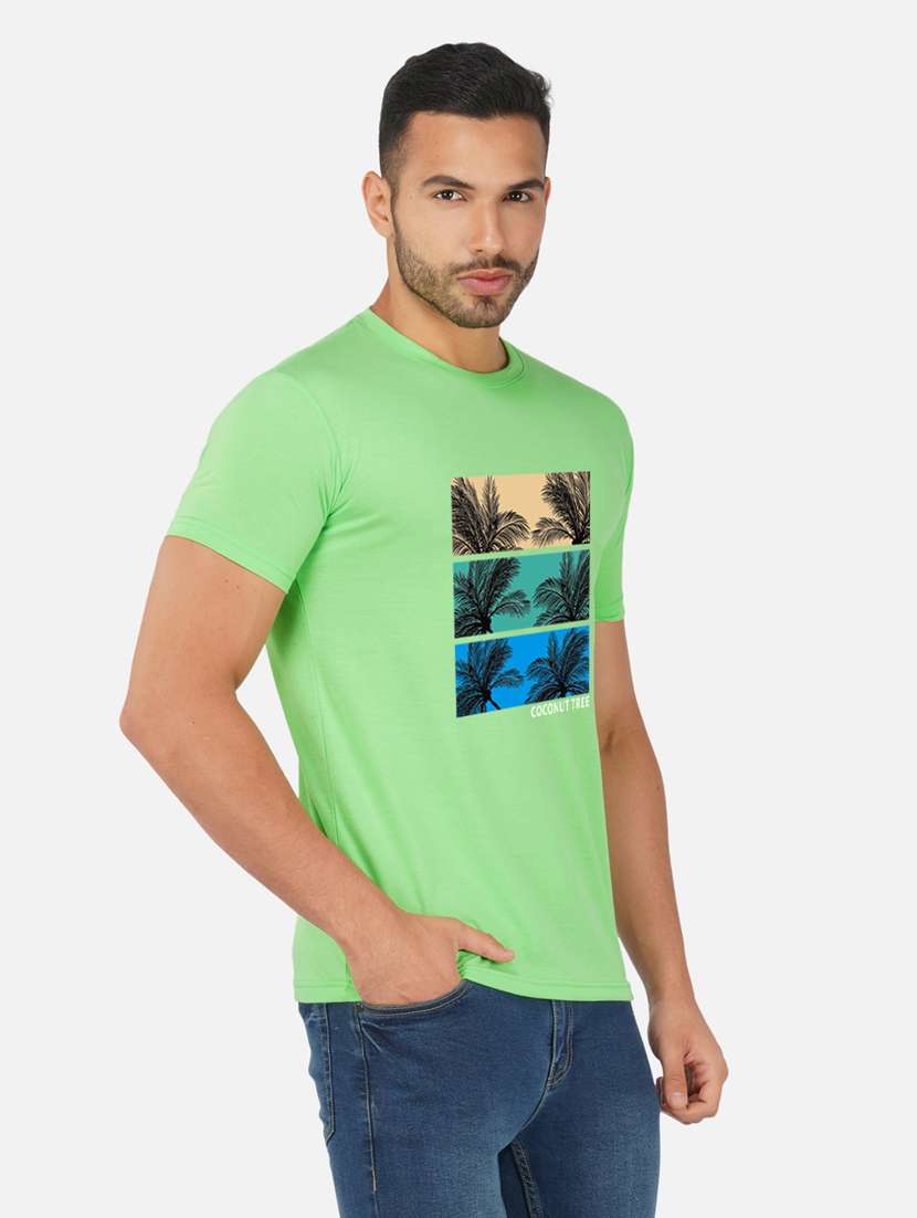 men chest print short sleeve t-shirt - 20492860 -  Standard Image - 1