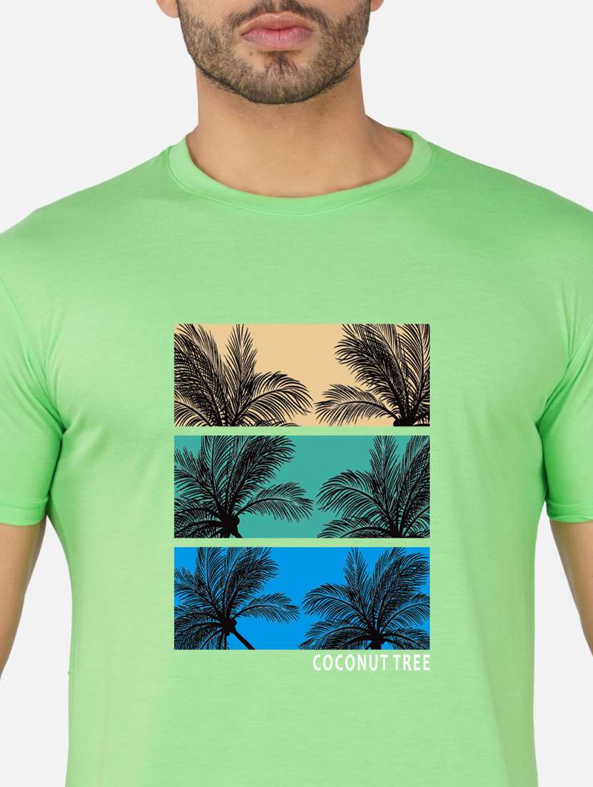 men chest print short sleeve t-shirt - 20492860 -  Standard Image - 4