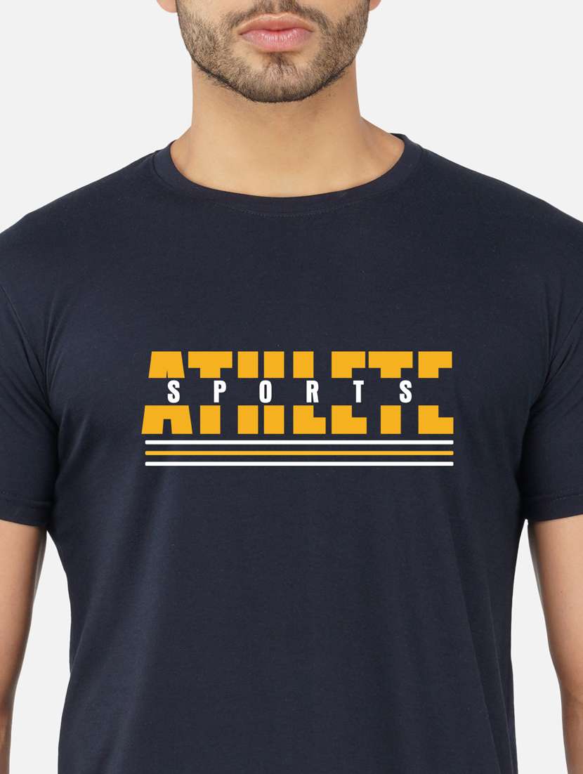 men chest print short sleeve t-shirt - 20492875 -  Standard Image - 4