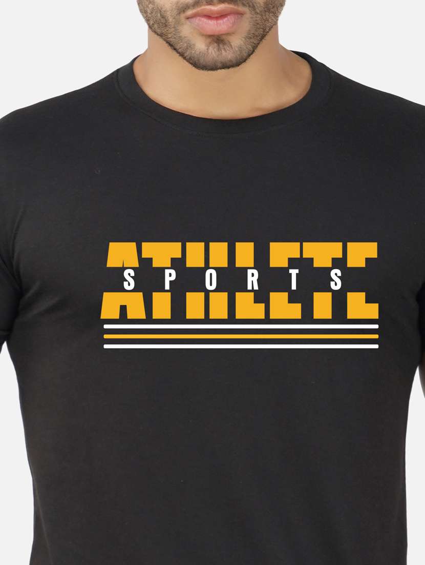 men chest print short sleeve t-shirt - 20492876 -  Standard Image - 4