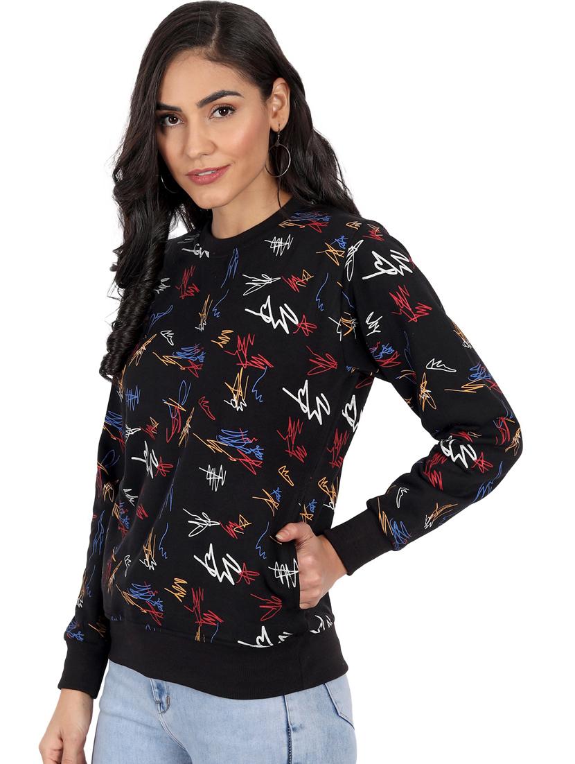 women printed sweatshirt - 20495892 - Standard Image - 1