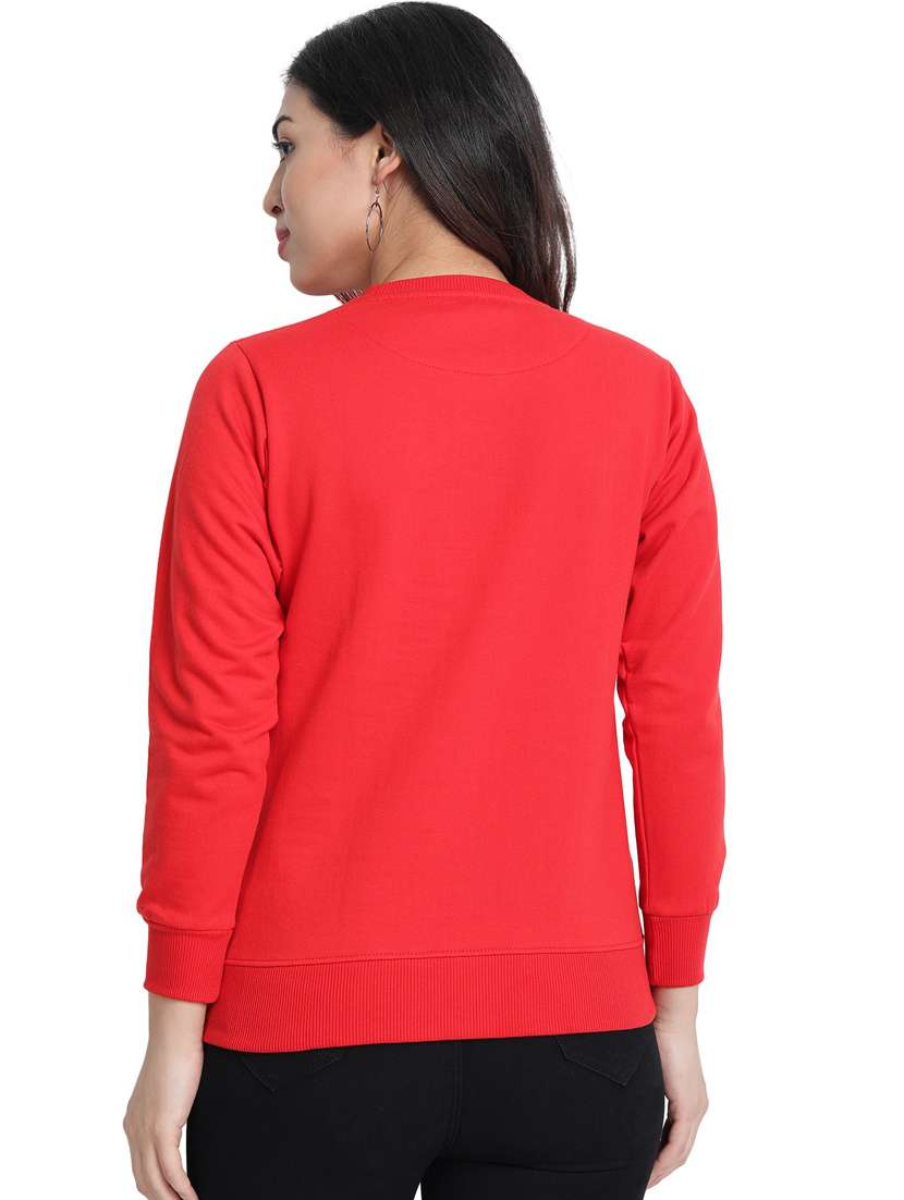 red fleece sweatshirt - 20495957 -  Standard Image - 1
