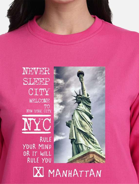 pink fleece sweatshirt - 20495971 - Standard Image - 4