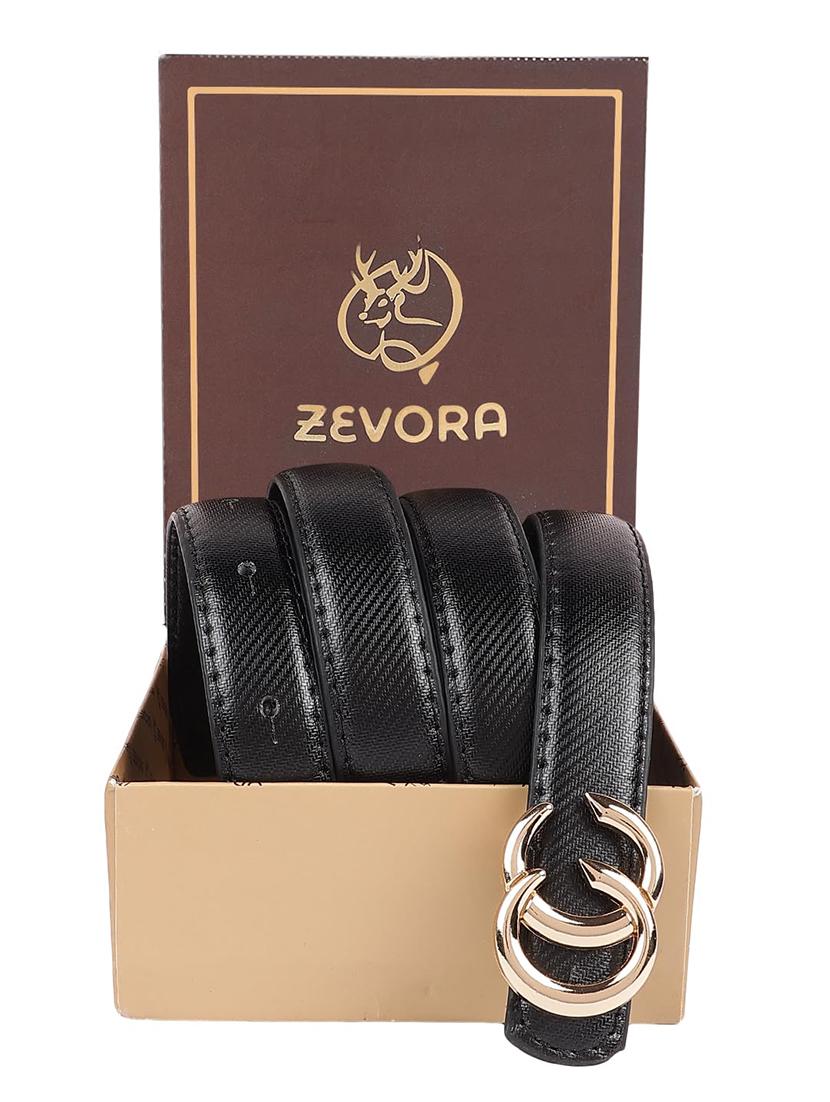 zevora leather belt for women and girls - 20496736 - Standard Image - 4