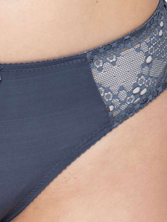 grey lace bras and panty set - 20496828 -  Standard Image - 4