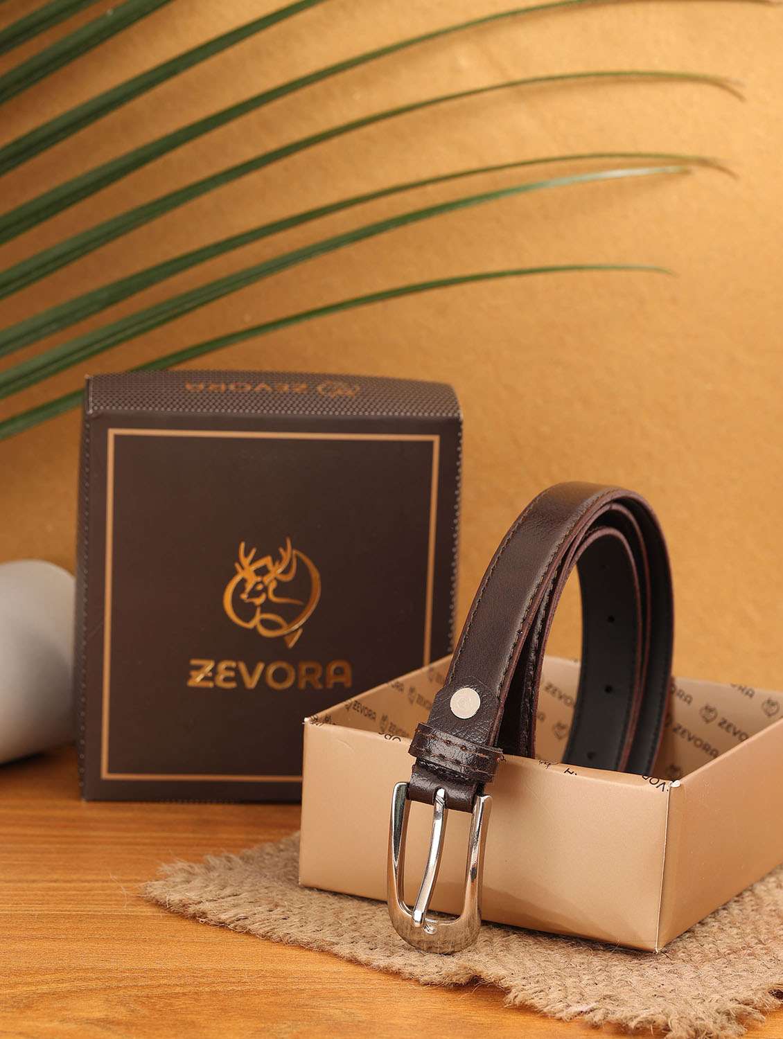 zevora women leather formal belt