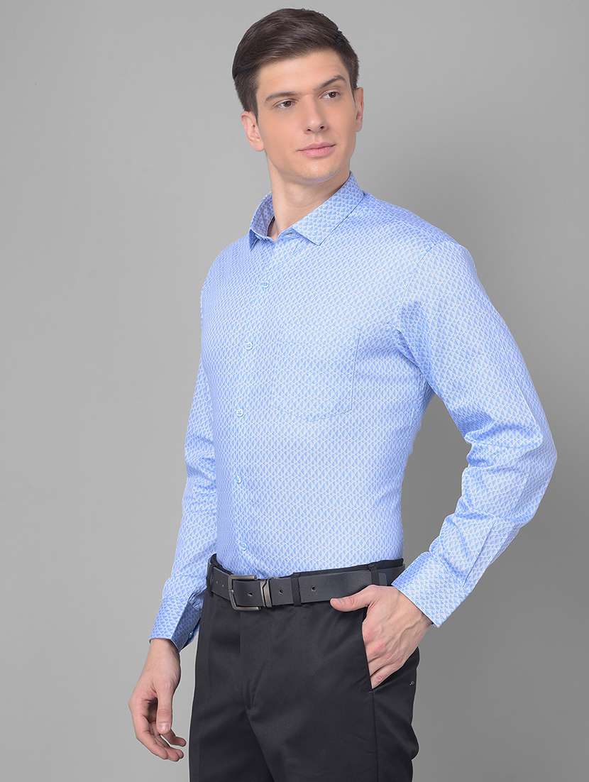 purist blue printed formal shirt - 20497255 - Standard Image - 1