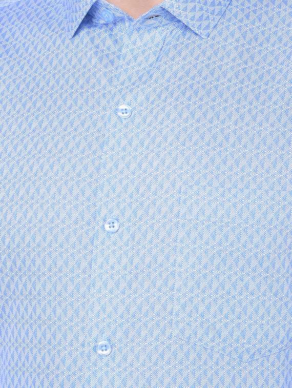 purist blue printed formal shirt - 20497255 - Standard Image - 4