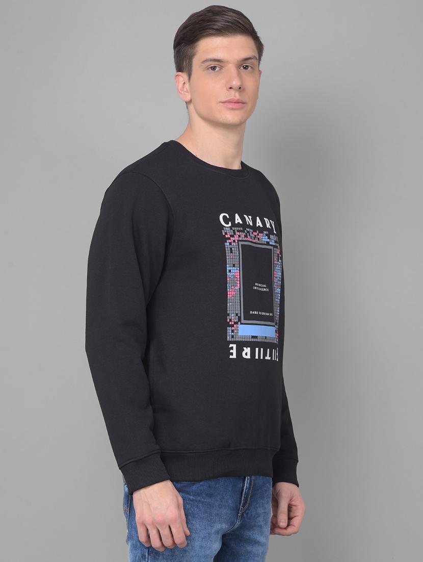 mens front print sweatshirt - 20497258 - Standard Image - 1