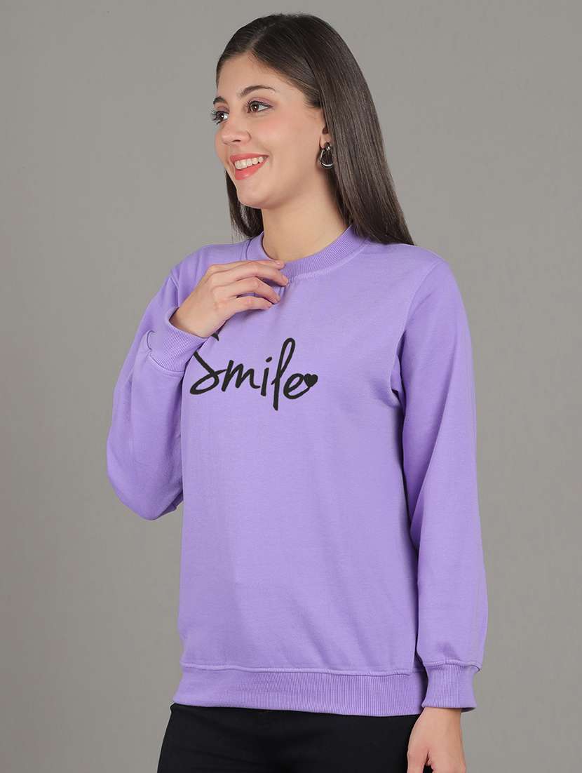 women typographic sweatshirt - 20497625 - Standard Image - 1