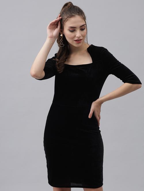 women solid bodycon dress - 20497707 -  Standard Image - 0