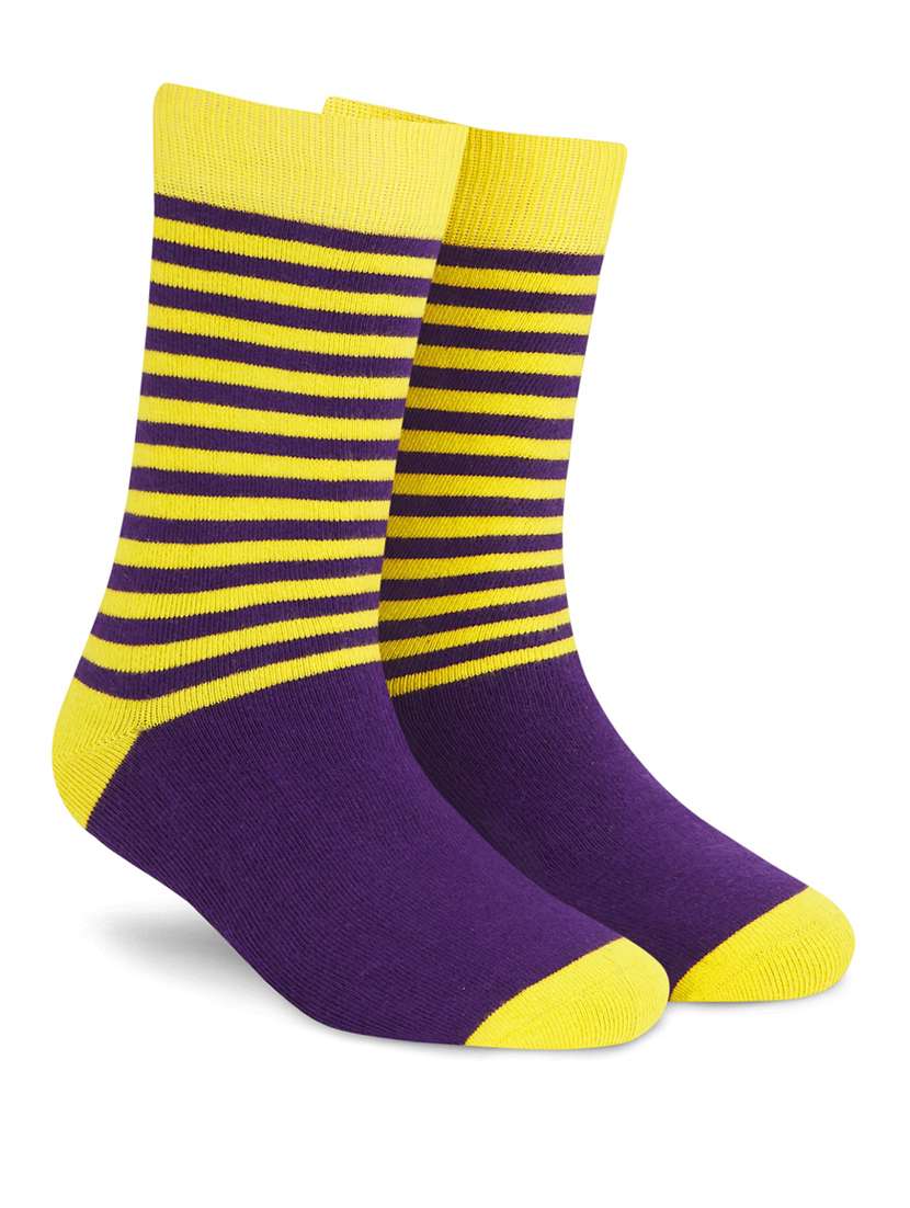 multi colored above angle length socks - 20497979 - Standard Image - 1