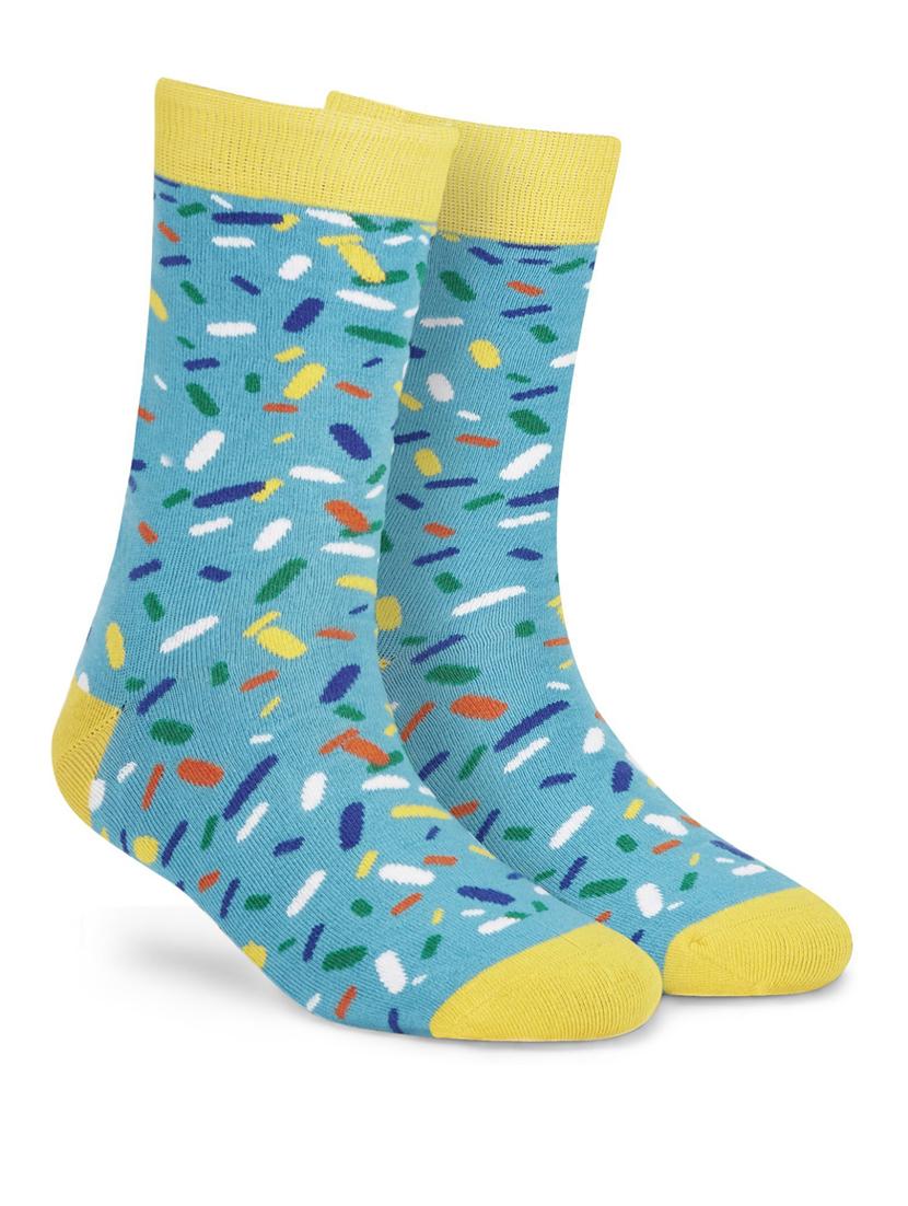 multi colored above angle length socks - 20498009 - Standard Image - 1
