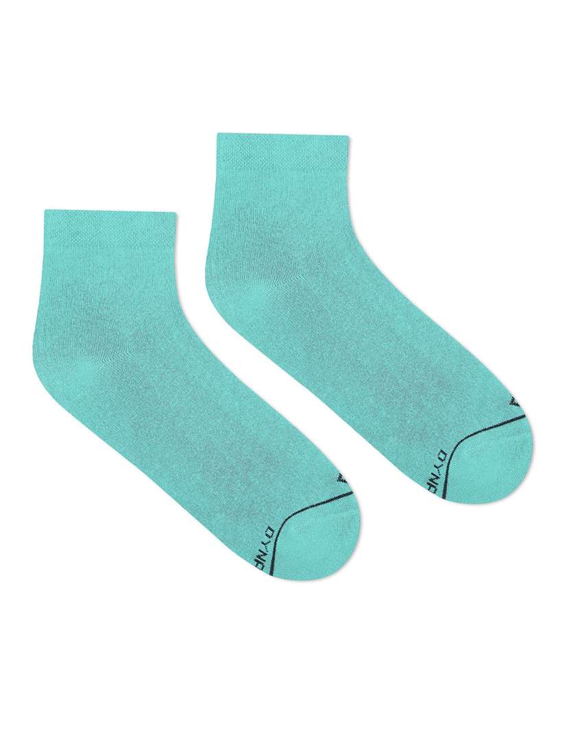 light blue cotton ankle length socks - 20498016 -  Standard Image - 1