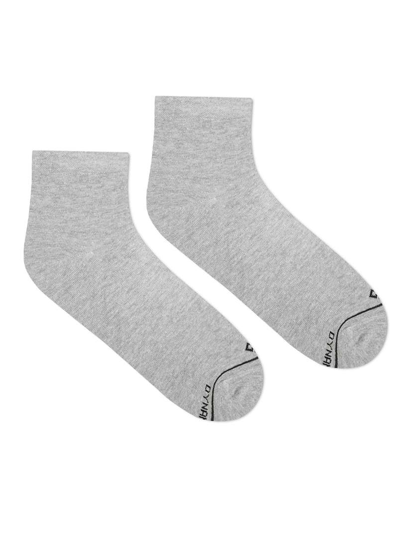 grey cotton ankle length socks - 20498026 -  Standard Image - 1
