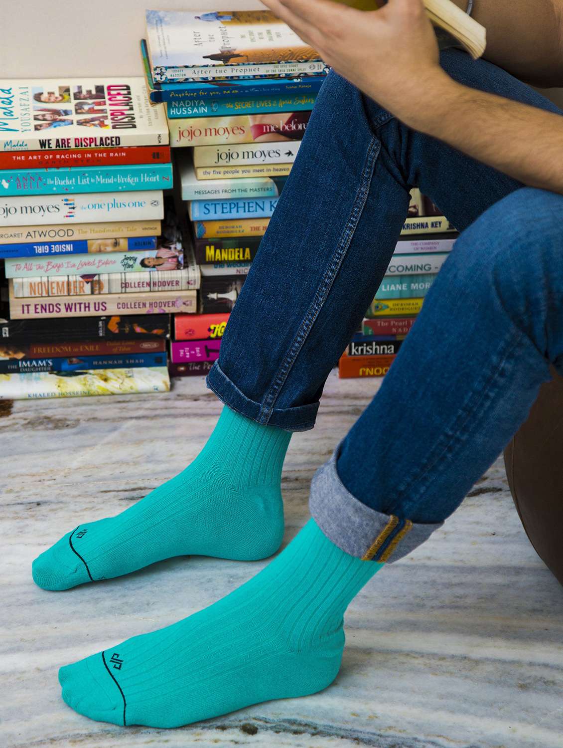 women set of 2 above ankle length socks - 20498035 -  Standard Image - 1