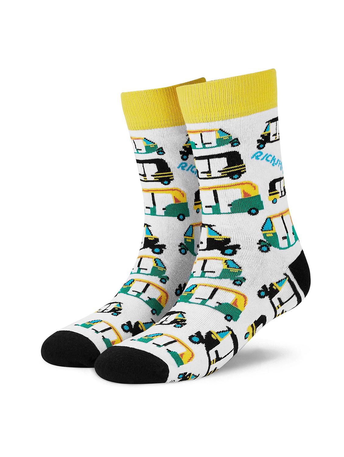 unisex multi colored above ankle length socks - 20498095 - Standard Image - 1