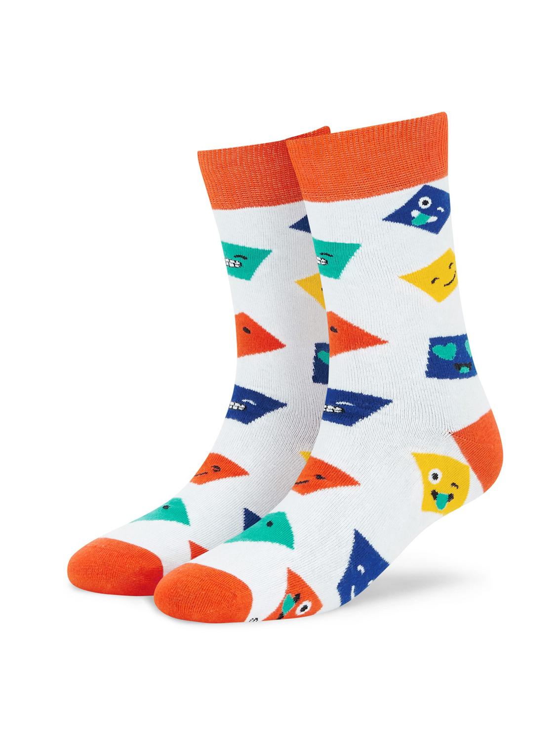 unisex multi colored above ankle length socks - 20498134 - Standard Image - 1