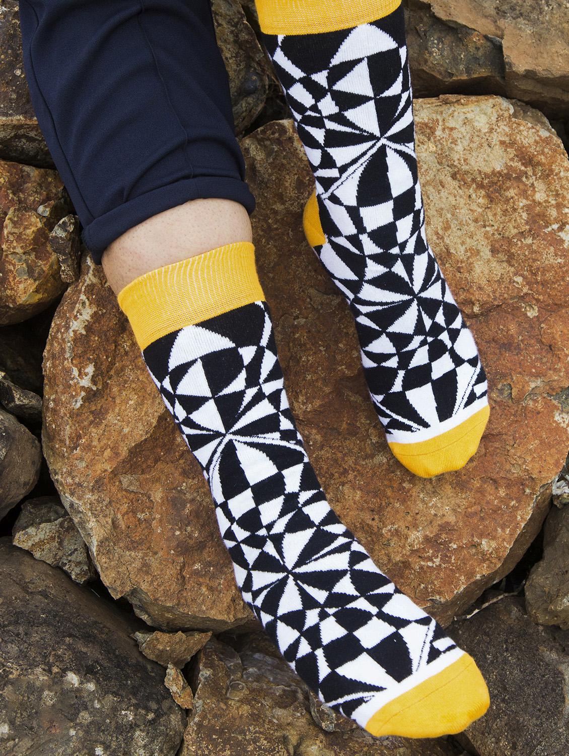 unisex multi colored above ankle length socks combo - 20498146 - Standard Image - 1