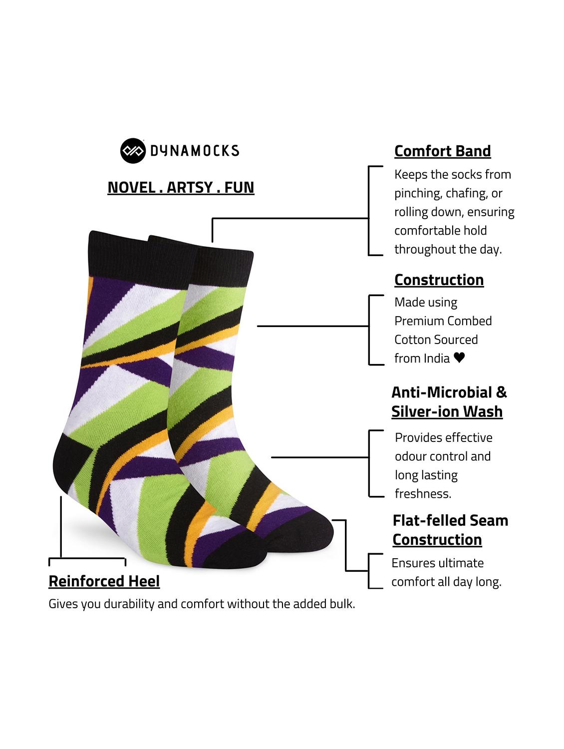 unisex multi colored above ankle length socks - 20498169 - Standard Image - 4