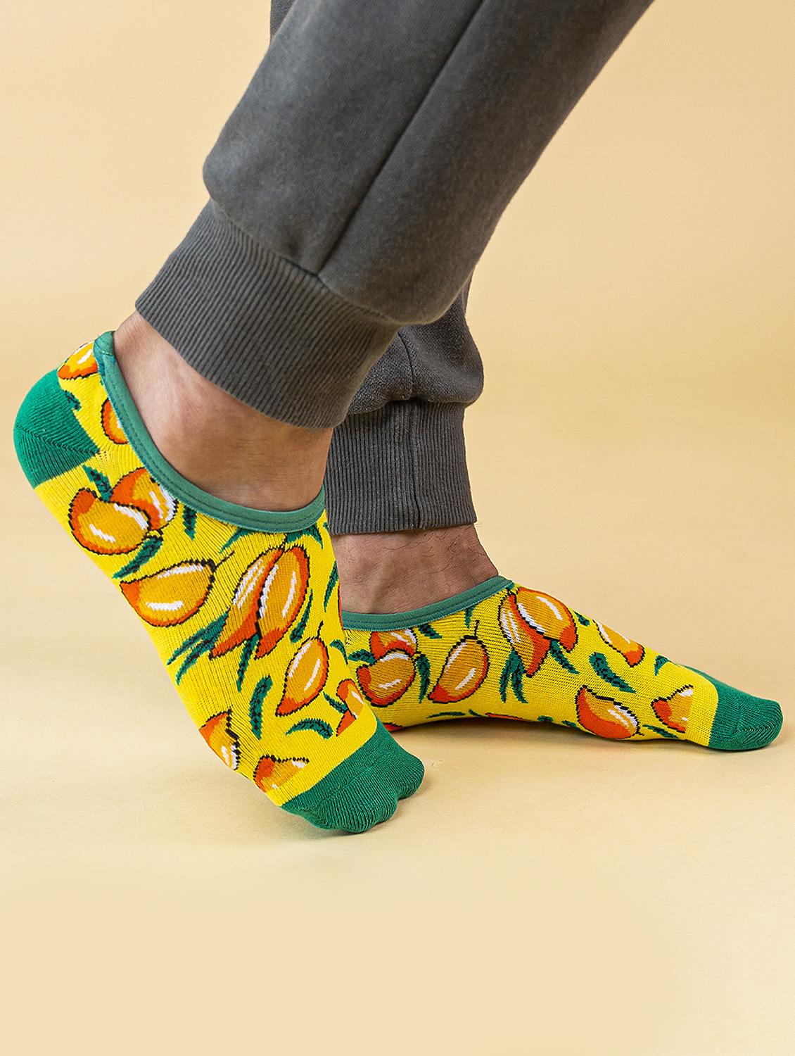 unisex printed no show socks combo - 20498181 - Standard Image - 1