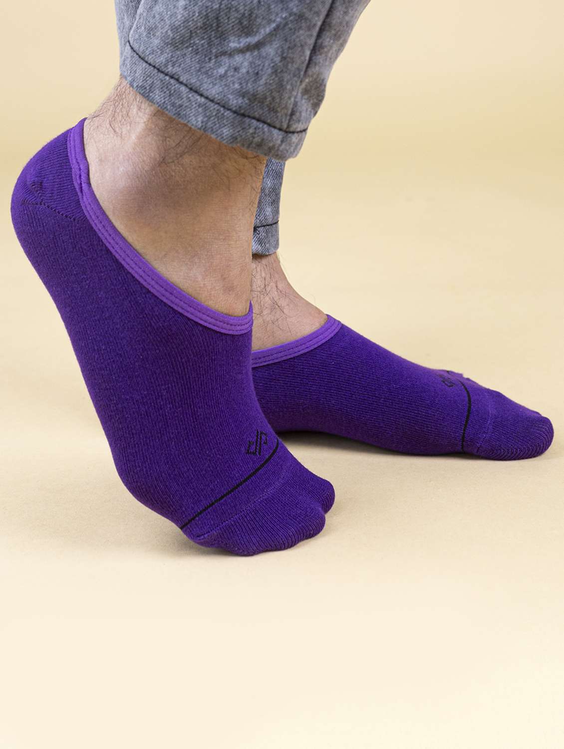 unisex solid no show socks combo - 20498193 -  Standard Image - 1