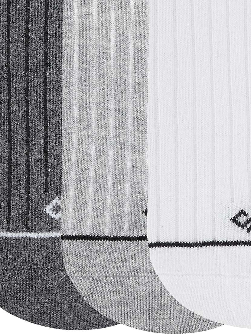 unisex solid above ankle length socks combo - 20498268 - Standard Image - 4