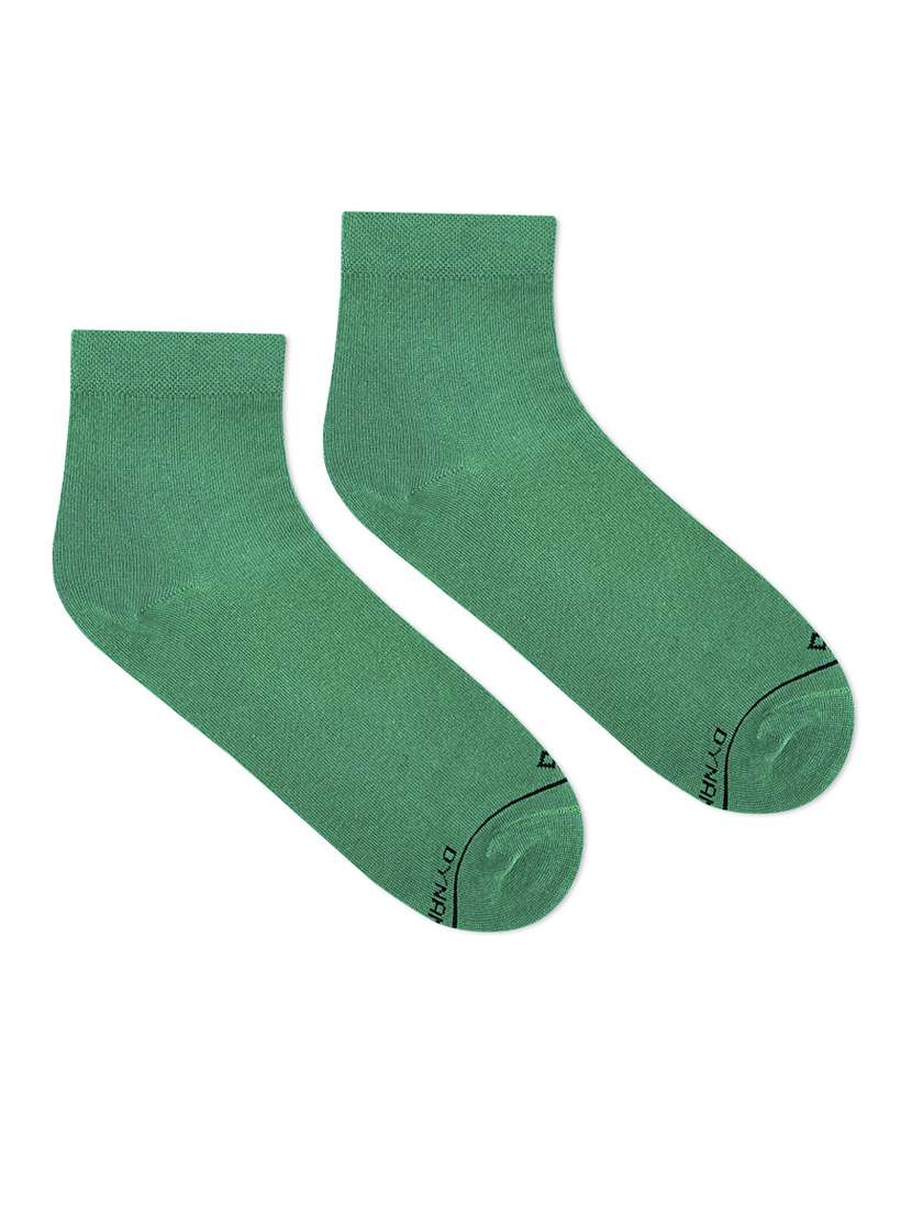 green cotton ankle length socks - 20498510 -  Standard Image - 1