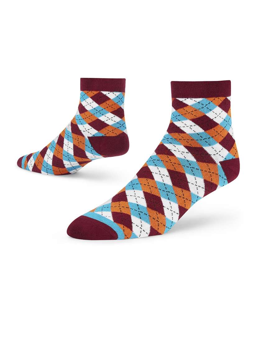 unisex multi colored ankle length socks  - 20498527 -  Standard Image - 1