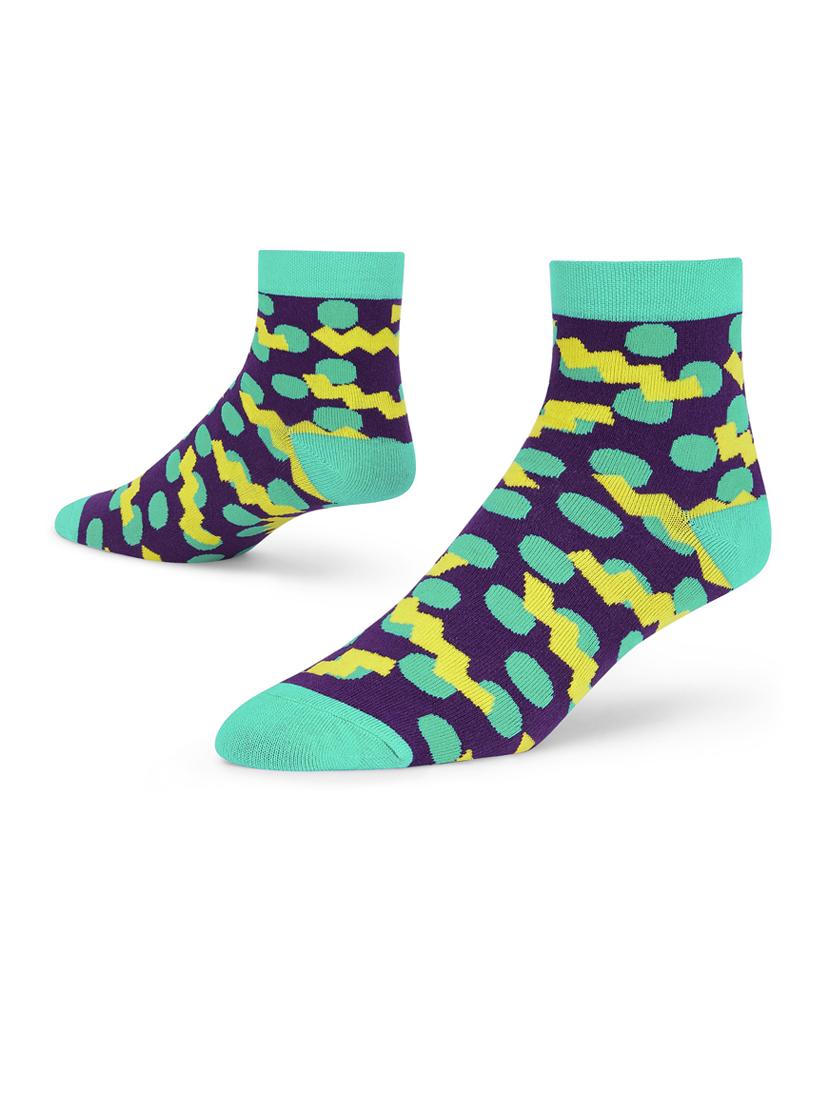 unisex multi colored ankle length socks - 20498544 - Standard Image - 1
