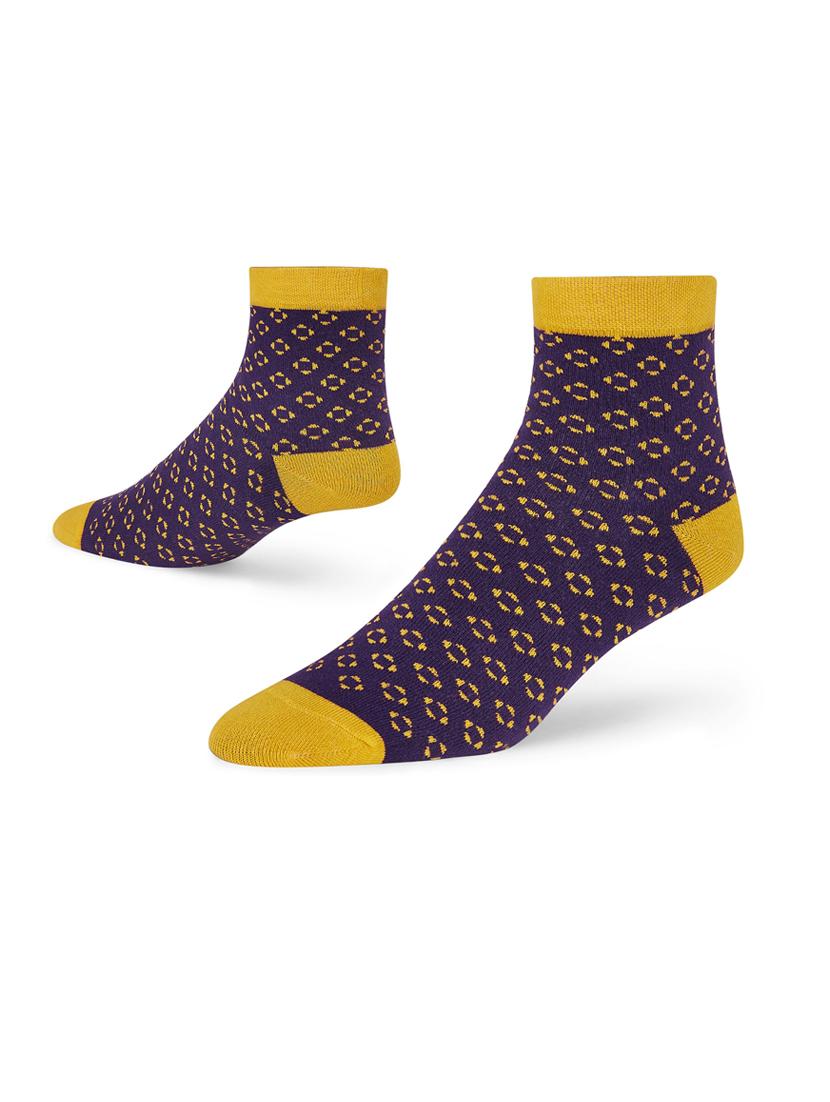 unisex multi colored ankle length socks combo - 20498545 - Standard Image - 1