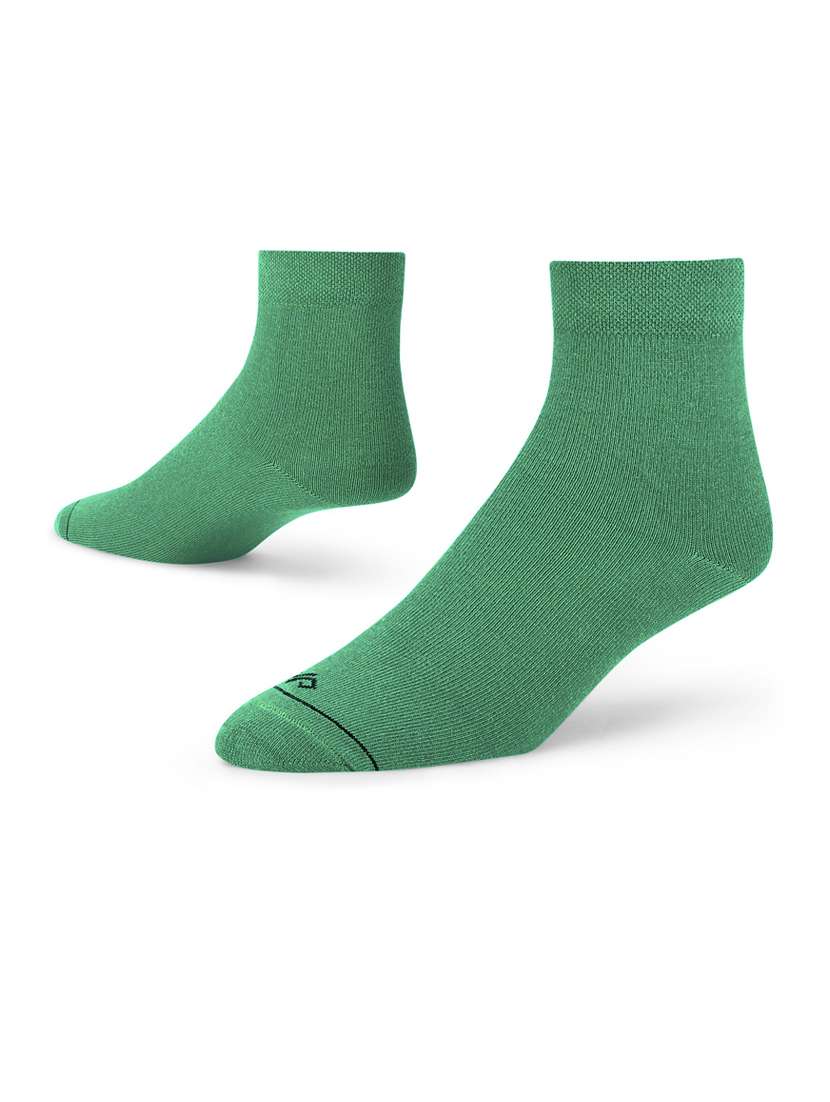 unisex solid ankle length socks combo - 20498554 -  Standard Image - 1