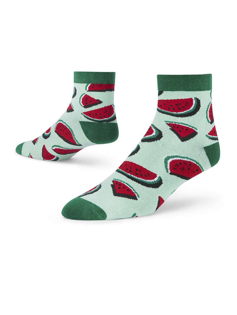 unisex multi colored ankle length socks combo - 20498566 -  Standard Image - 1