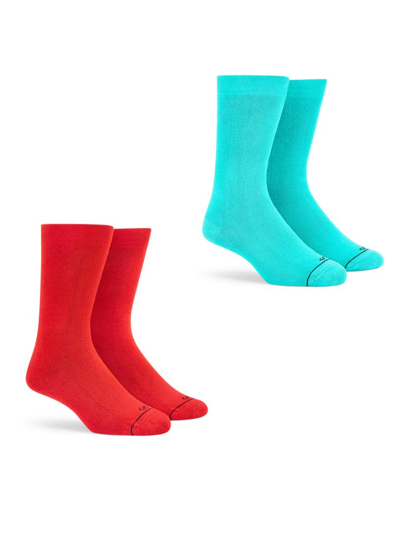 solid above ankle length socks combo - 20498636 - Standard Image - 1
