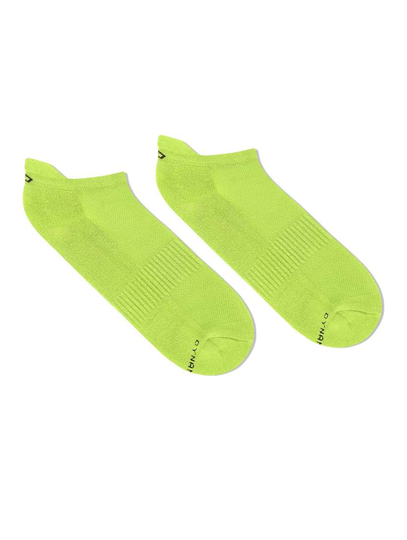 neon green cotton ankle length sock - 20498687 -  Standard Image - 1