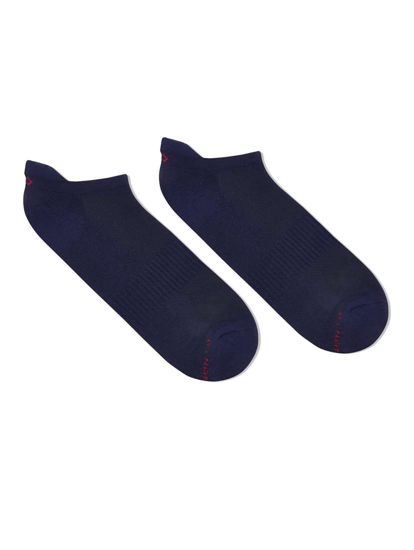navy blue cotton ankle length sock - 20498689 -  Standard Image - 1