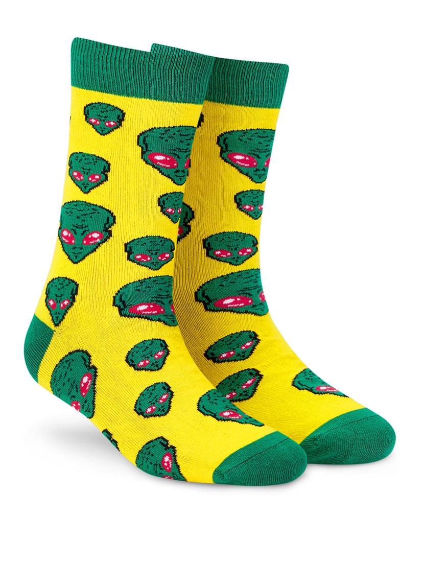 multi colored above angle length socks - 20498715 - Standard Image - 1