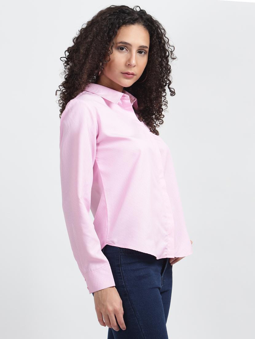 pink stripes formal shirt - 20498982 -  Standard Image - 1