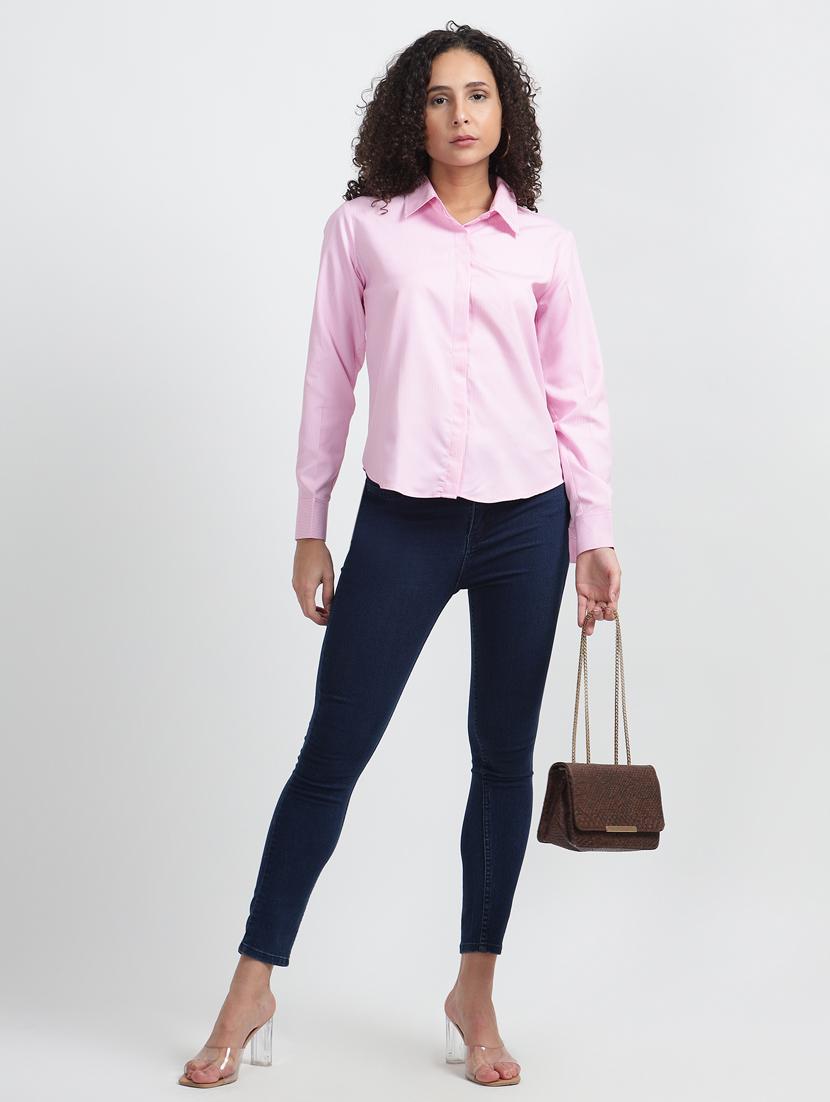 pink stripes formal shirt - 20498982 - Standard Image - 4